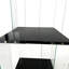 Armoire rotative en verre trempé à quatre couches avec éclairage télécommandé