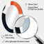 Miroir mural bleu et orange à motif minimaliste bohème 3 - bleu-170174031