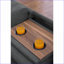 Canapé modulaire de 98 po de largeur faisant face à la gauche Chaise avec repose-pieds avec rangement | Petits espaces | Gris foncé | Lin-1940516946