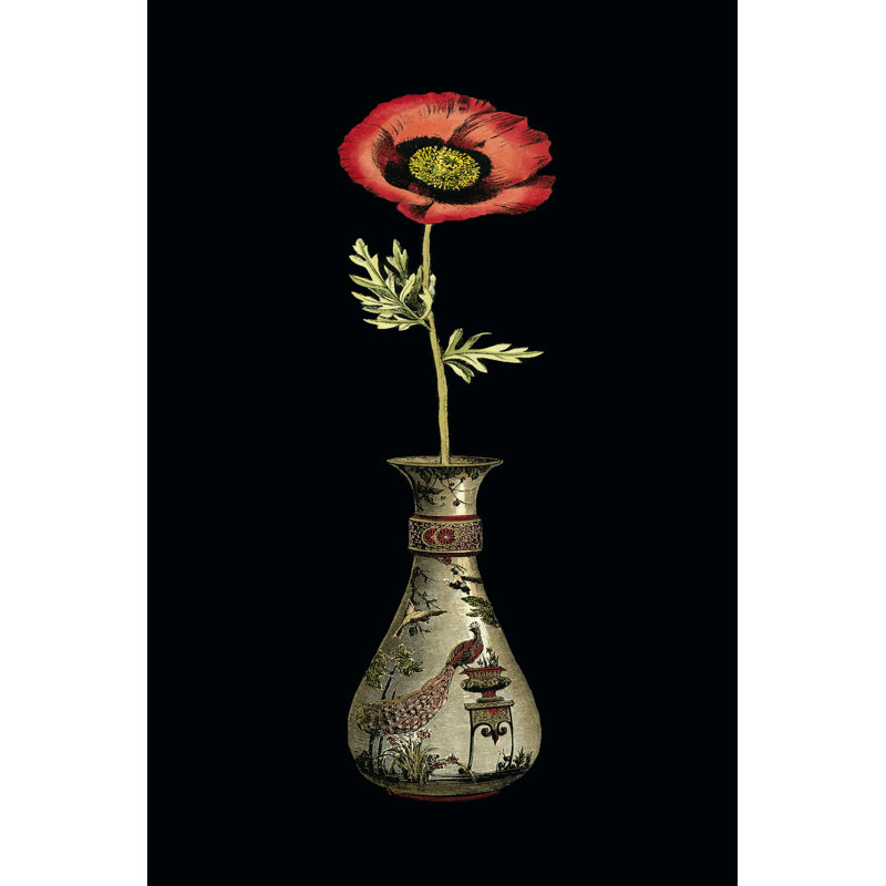 Poppy Magic IV by Vision Studio - Wrapped Canvas Painting, 46cm H x 30cm W x 3.8cm D