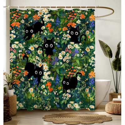 Rideau de douche Boho