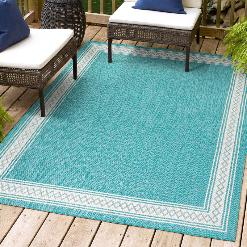 Tapis d'intérieur / extérieur Claraville, Rectangle 5 pi 3 po x 7 pi 7 po