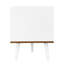 Wetherly Modern Oak Effect and White Fluted TV Stand, Low Wide Media Console For TVs Up To 75 Inch