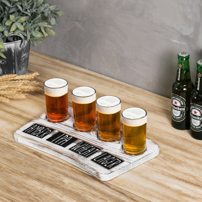 4 Piece 177ml Glass Shot Glass Set