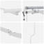 VidaXL Retractable Door / Window Awning-117663679-117663682