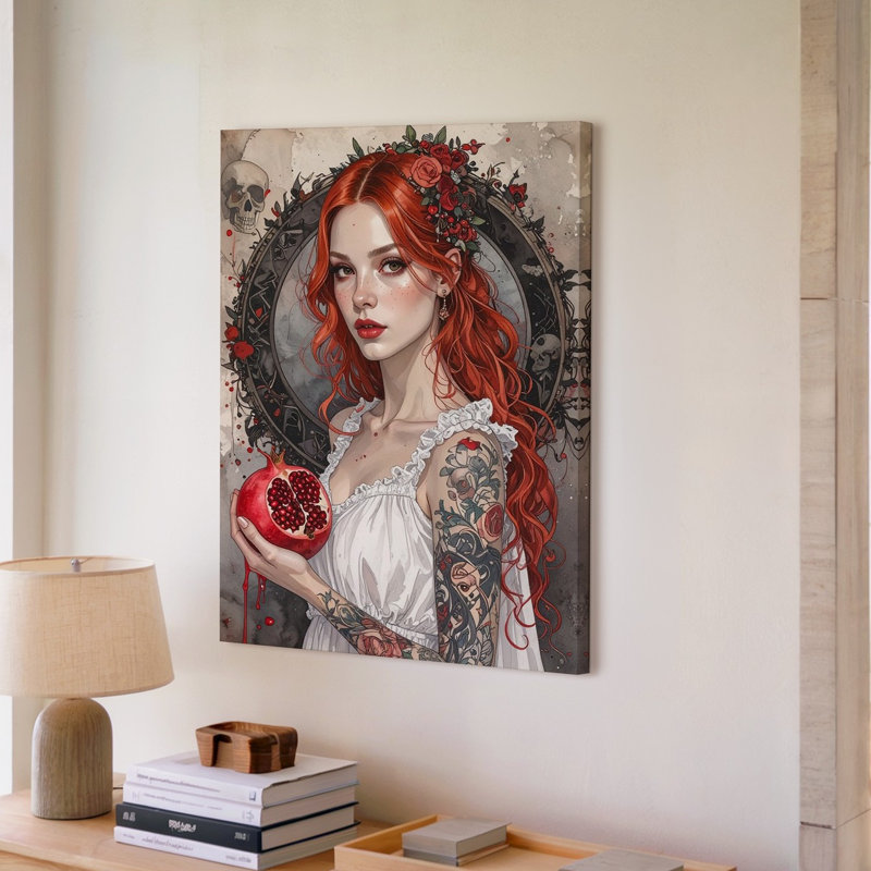 Art mural sur toile gothique tentation, H 9 po x l 12 po