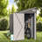 Spacious Metal Sheds 4x8 Ft, Modern Lean To Storage For Backyard Home