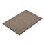 Tapis d'entrée moderne de 47 po x 32 po brun