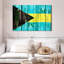 Drapeau Borges en bois des Bahamas-107923589