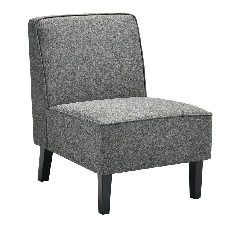 Sharell Upholstered Side Chair, Gray 100% Polyester