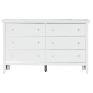 Three Posts™ Mayflower 6 Drawer Dresser & Reviews | Wayfair