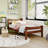 Abbotsholme Wood Low Profile Platform Bed-2031509052