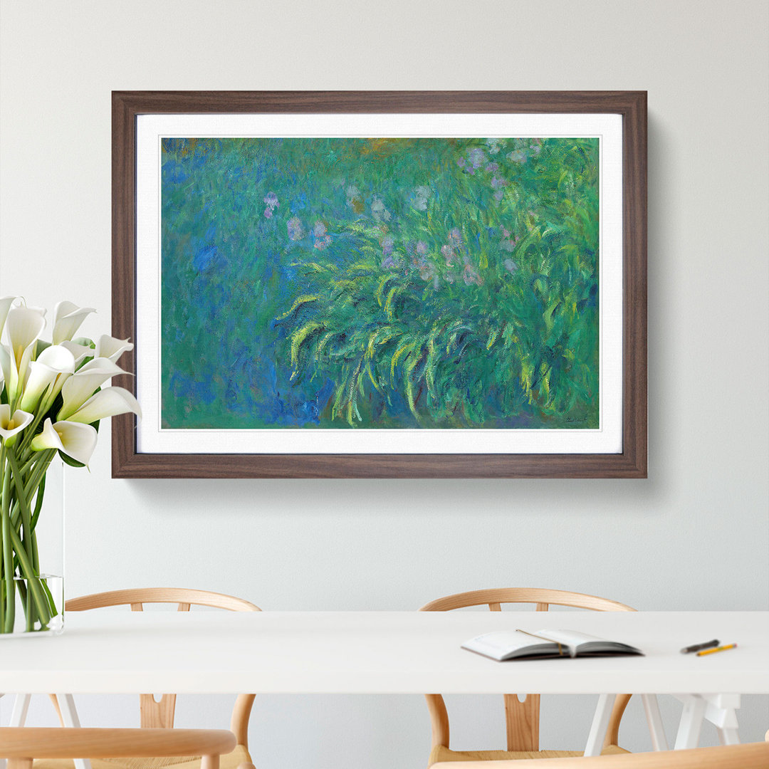 Irises by Claude Monet - Picture Frame Painting