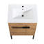 Le meuble-lavabo de 24 po avec lavabo, meuble-lavabo autoportant ou flottant est optionnel: conversion 24 * 18 (emballage KD)