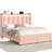 Velvet Upholstered Storage Bed With LED Lights, Storage Platform Bed With 2 Drawer & Charging Station-12362180-12461070