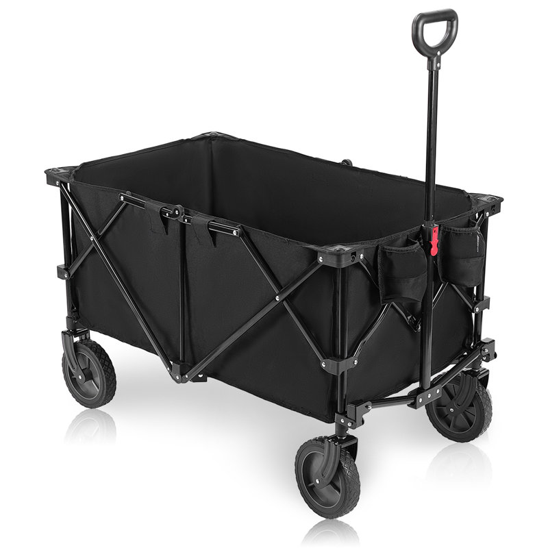Chariot de jardin pliant pliable d'une capacité de 176 lb 