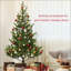 Arbre de Noël artificiel de 7 pi, cèdre réaliste clairsemé avec 2901 pointes, assemblage facile, arbre de Noël articulé pour les fêtes à domicile, vert-1378671430