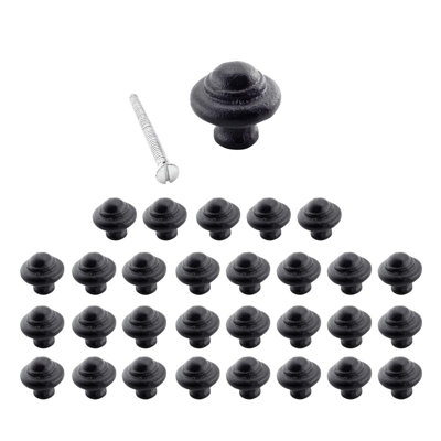 Paquet multiple de boutons ronds de 1 po