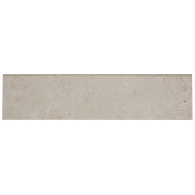 Garniture de tuile de moulure en porcelaine 12" x 3" en argento Florentine
