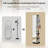 Full-length mirror solid wood + rubber wood + glass, Large mirror for viewing the whole body,-1880657270