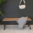 Wood Dining Bench, Rustic Dark Pine Finish