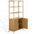 Jaylessa 5 Shelf Wood Bookcase