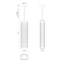 Luminaire suspendu en verre Alai-103256089-103256090