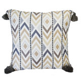 Tassels Reversible Throw Pillow