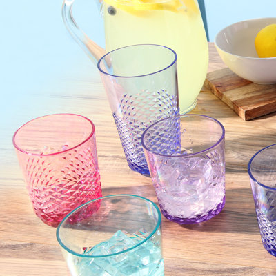 24oz. Acrylic Highball Glass Set