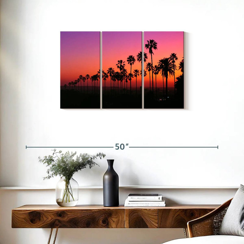 Harnek Los Angeles au crépuscule, H 20 po x l 33 po