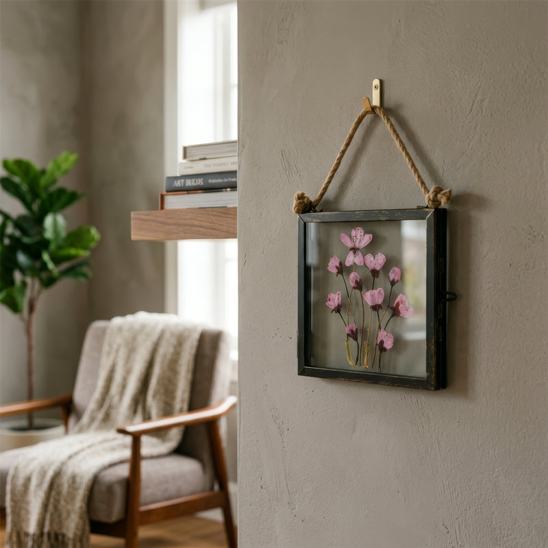 Nicola Spring - Hanging Metal Photo Frames, Rectangle, 4" x 4", 1