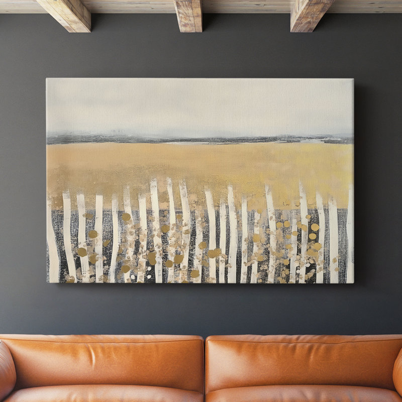 Série de paysages abstraits LVII, H 12 po x l 18 po