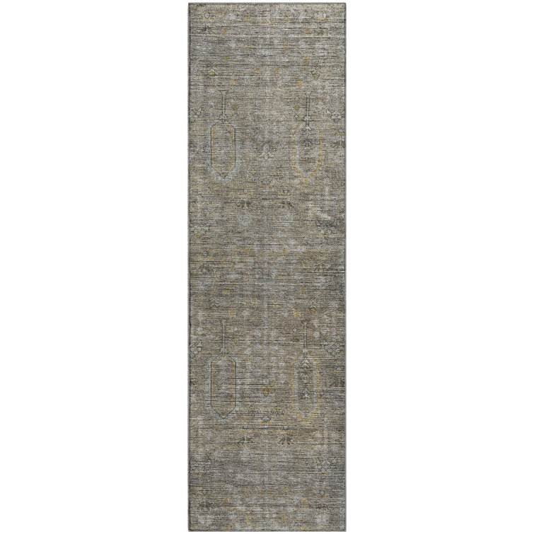 Premium Machine Washable Prisco Taupe Rug
