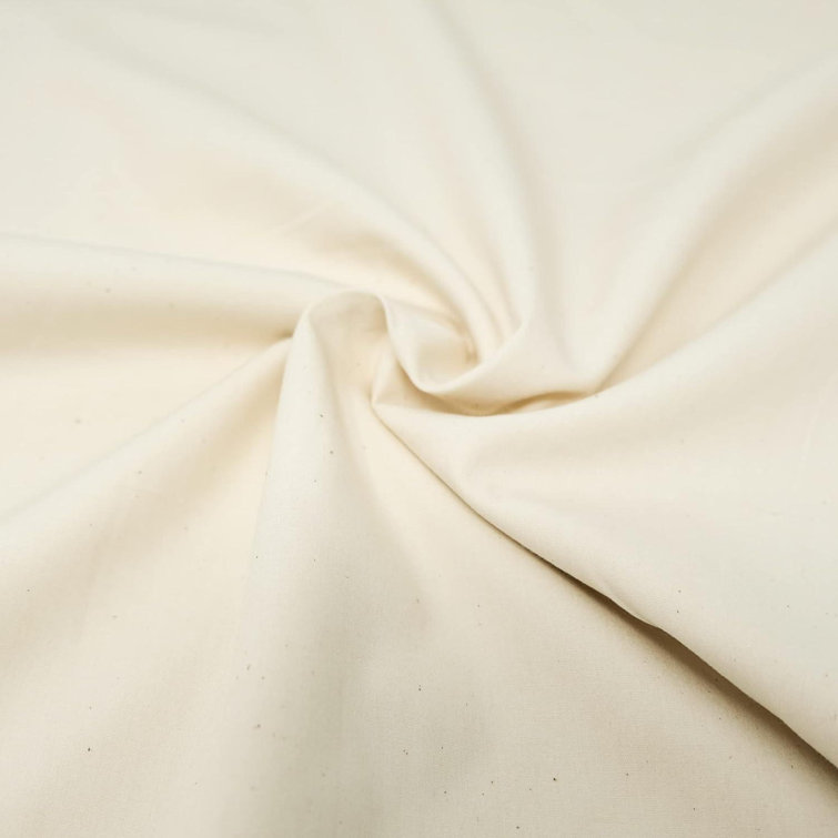 Roc-Lon Unbleached Ava-Lon Permanent Press 100% Cotton Fabric | Wayfair