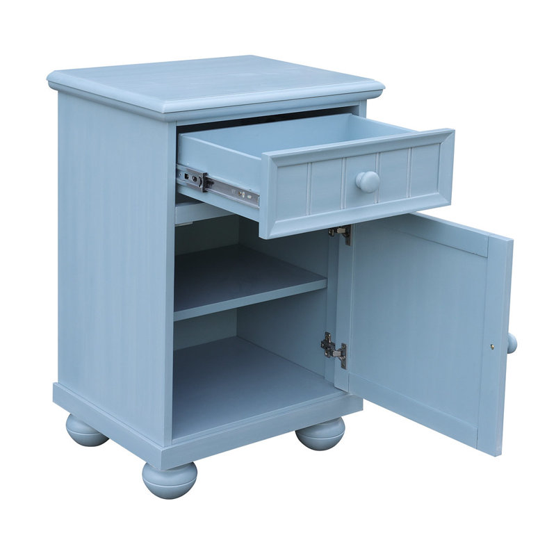 Table de chevet Stogner, Bleu