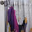 Purple Gold Whispered Abstractions I - Modern Curtain - Velvet Room Darkening - 1 panel-107609247
