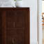 Armoire 2 portes en rotin avec rangement, crédence de bar à vin rétro pour le salon / le vestibule / la cuisine-2146181633