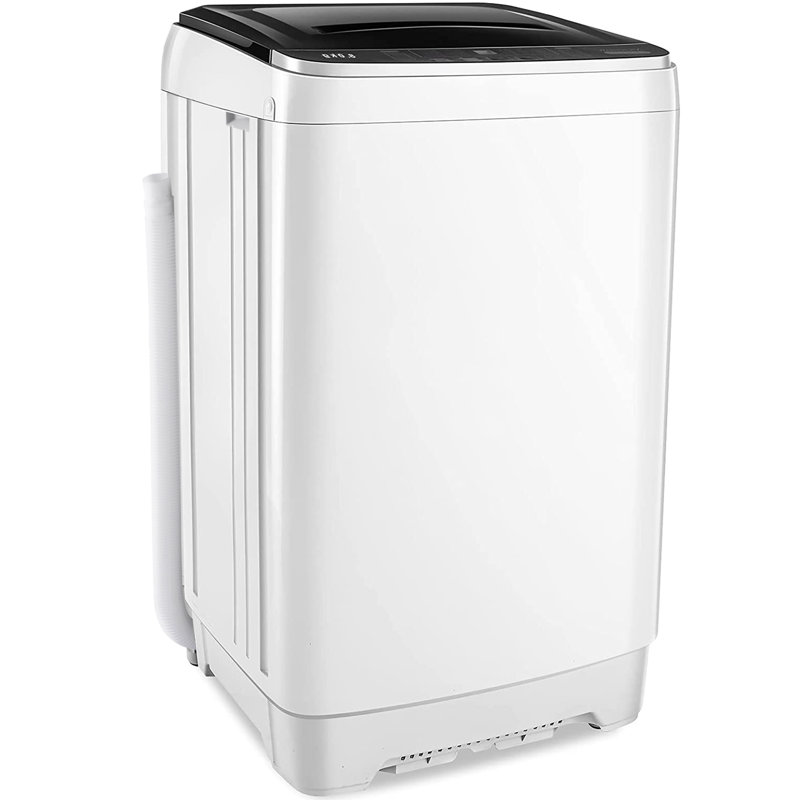 Homdox 2.3 Cubic Feet Portable Washer Machine with 10 Programs, Child Safety Lockk