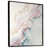 Toile avec cadre flottant or