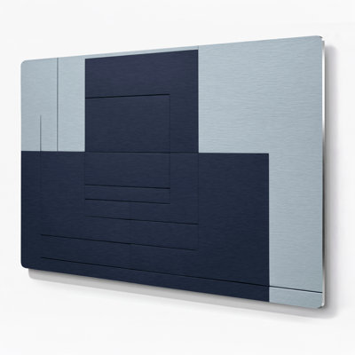 Minimalism 68 Gray Metal Wall Art