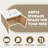 30 Inch Golden Oak Floating Bathroom Vanity With Integrated Sink - Pre-Assembled-213554903