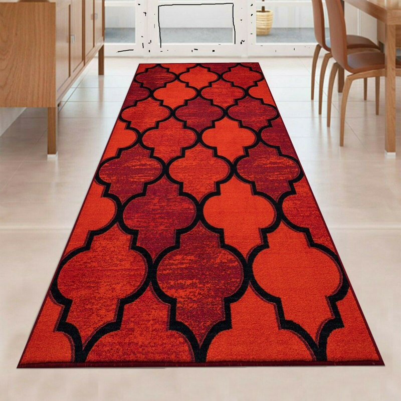 Runner Amijah Geometric Area Rug, Runner 80 x 300cm