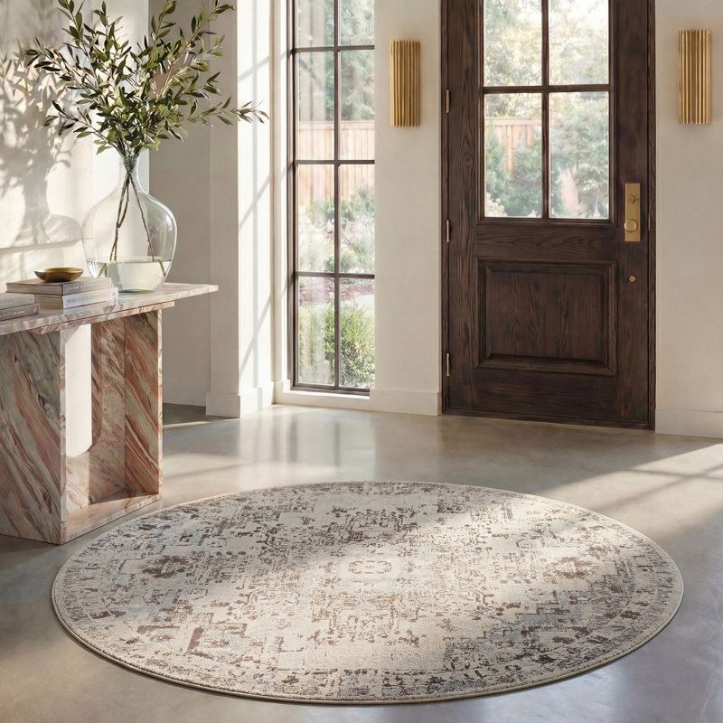 Madison 473 Performance Oriental Rug, Round 6'7"