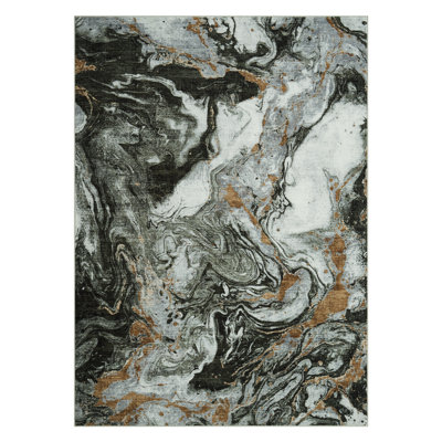 Tapis bohème doux et lavable - tapis abstrait moderne en fausse laine antidérapante pour salon, chambre à coucher, salle à manger et chambre d'enfant