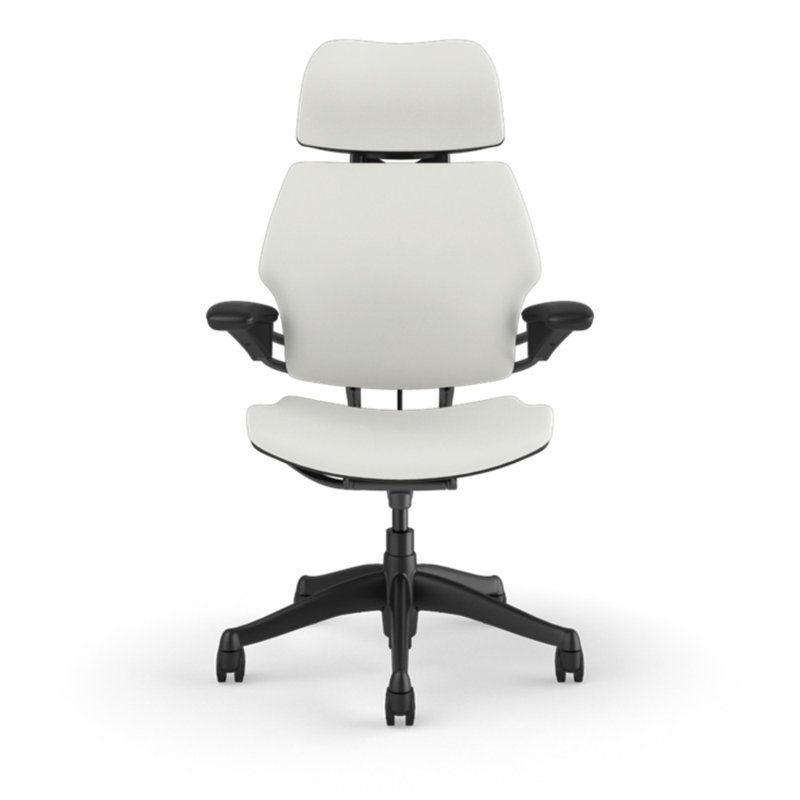 Freedom Headrest Ergonomic Task Chair - Lotus, White