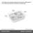 Rectangular Countertop Ceramic Wash Basin CUPC Certified