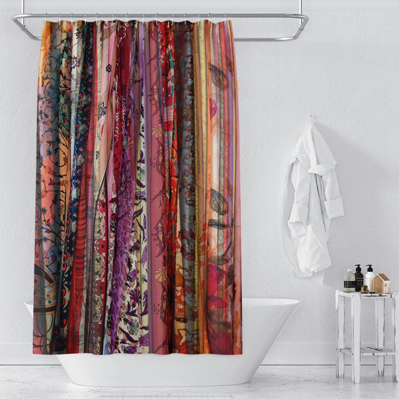 Floral Shower Curtain, 72" x 70"