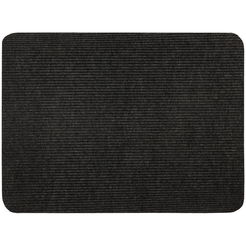 Paillasson intérieur / extérieur antidérapant double jeu, Gris anthracite, 36 po x 48 po