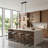 Shoshoni 5-Light 45.3"W Oversized Kitchen Island Modern Linear Chandelier