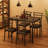 4 - Person Four Leg Dining Set-94343073-117204497-117204498